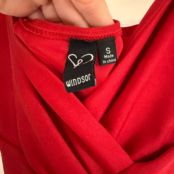 Windsor Vibrant Red Mini Dress - Picture 6 of 6